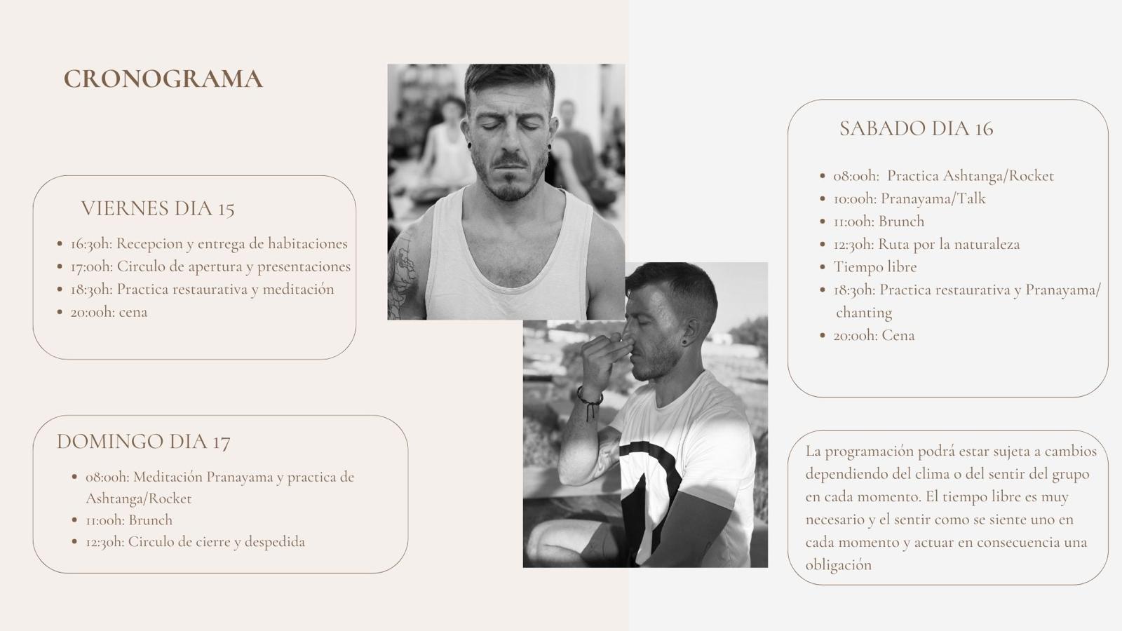 Workshop de yoga en San Xurxo